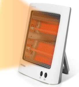 SONBION Radiant Space Heater – Infrared Heater for Indoor Use, 500W/250W
