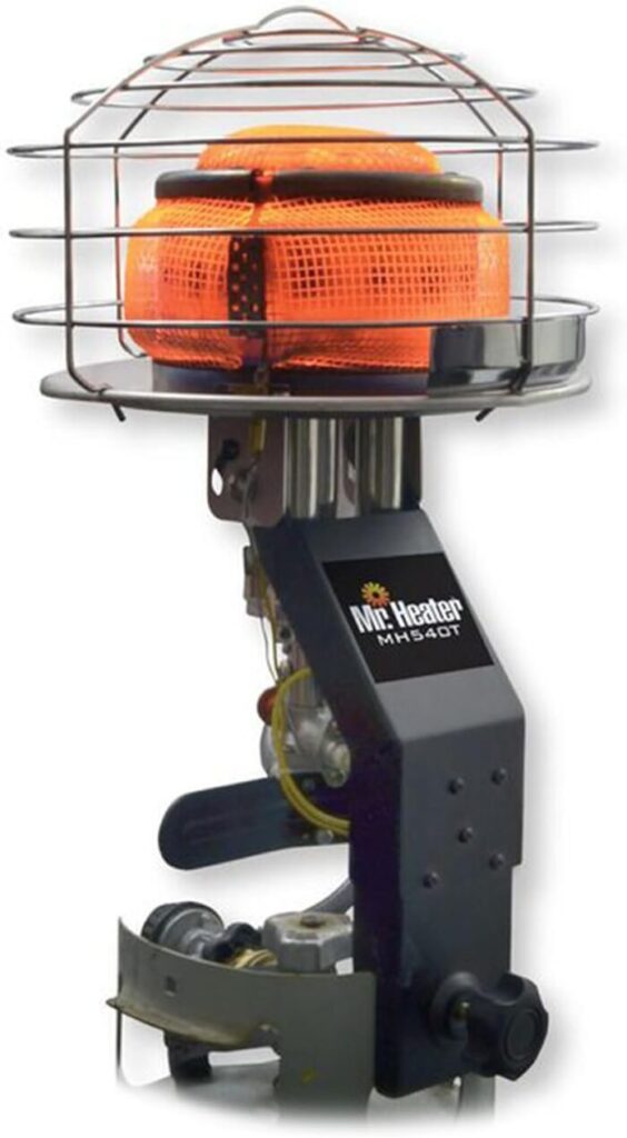 Mr. Heater MH540T Review — a compact propane heater that brings real heat to cold garages, patios, and tailgates