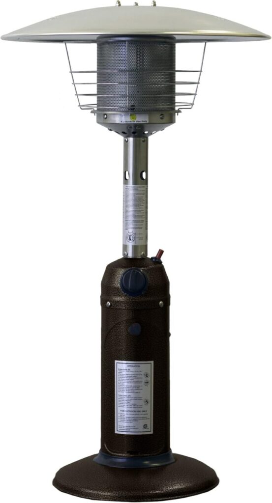 Hiland HLD032-CG Table Top Patio Heater Review — Cozy Up Close, Picky About Wind