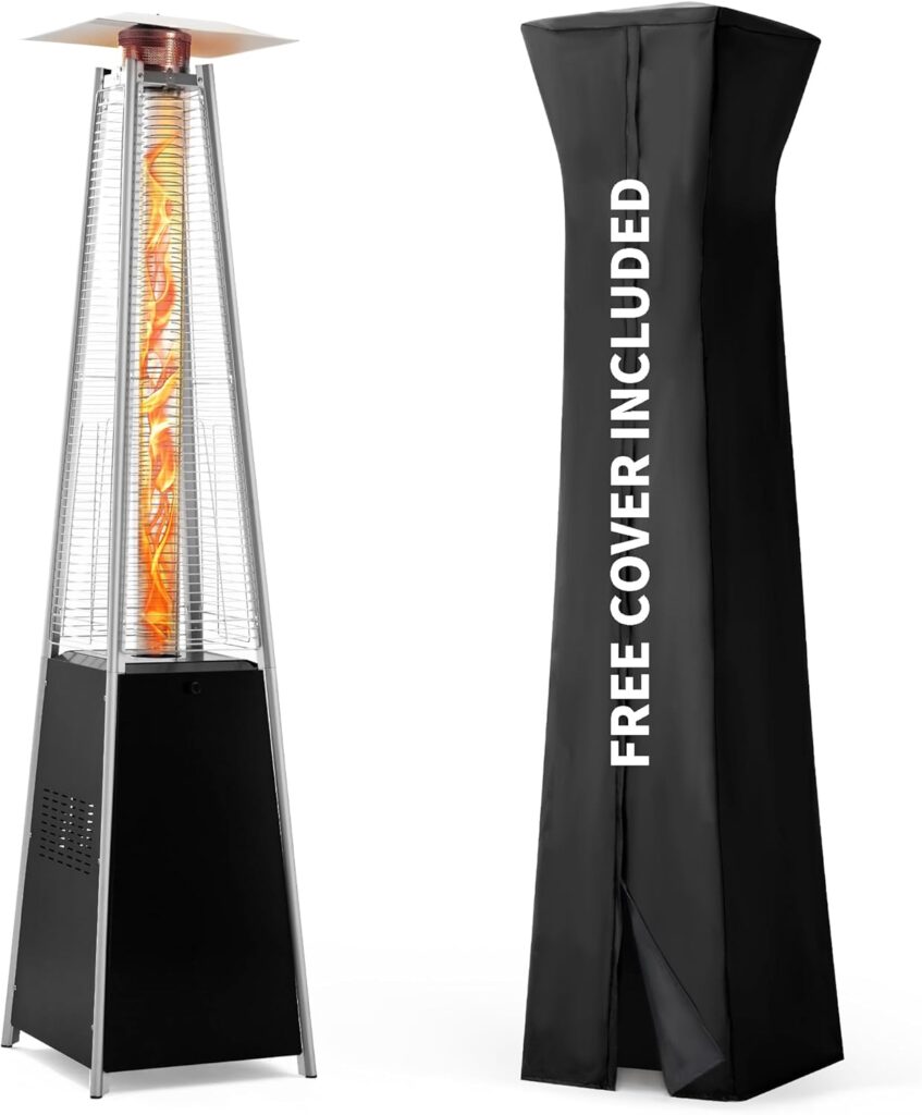 Pamapic Pyramid Patio Heater Review — Gorgeous Flame, Close-Range Comfort (Plan for Wind)