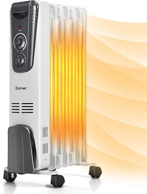 COSTWAY Oil Filled Radiator Heater Review: Quiet, Steady Heat for the Rooms You Actually Use
