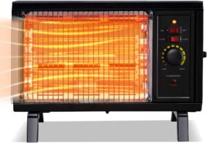 JASUN Radiant Heater Review: fast warmth for the rooms you actually use