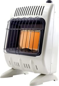 Mr. Heater 10,000 BTU Vent Free Radiant Natural Gas Heater Review: simple backup heat for the rooms you actually use
