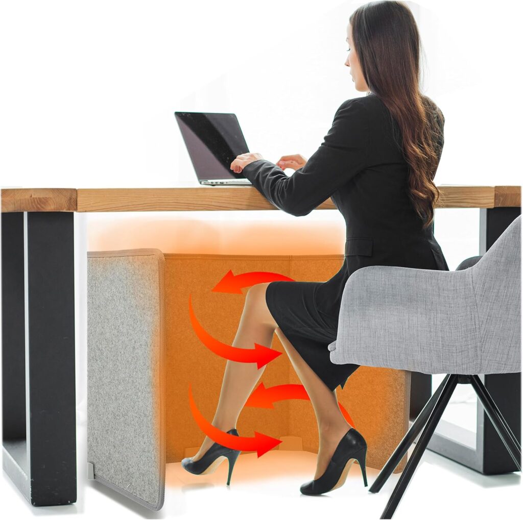 WhisperHeat DSK1300 Under Desk Warmer Review: quiet comfort for cold feet and long workdays