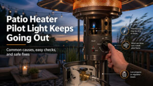 Patio heater pilot light troubleshooting guide preview image